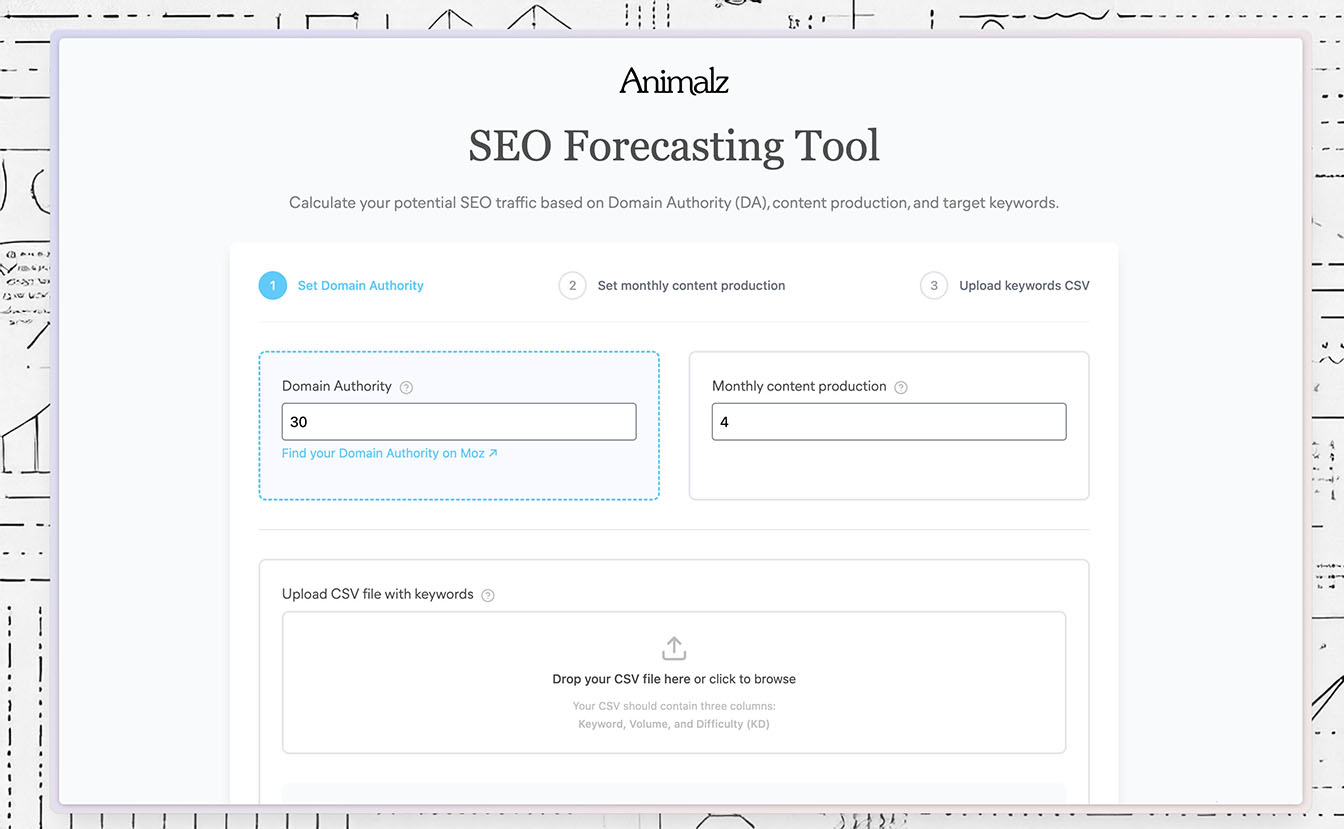 Get Organic Traffic Estimates With Our Free SEO Forecasting Tool