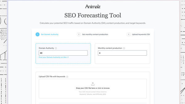 Get Organic Traffic Estimates With Our Free SEO Forecasting Tool